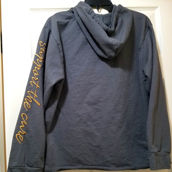 Breast Cancer support the cause grey and pink sweatshirt - Picture 4 of 5